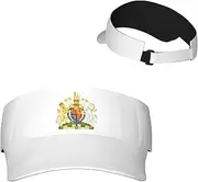 [Generic] National Emblem of United Kingdom Sun Visor Hats British Sunscreen Visor Cap for Sport Beach Tennis Golf Running Hiking