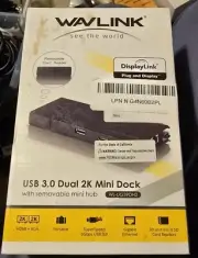 WavLink USB 3.0 Mini Dock WL-UG49DH2 DMI/VGA, Gigabit Ethernet, 9-in-1