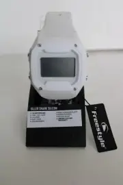 Shark Freestyle Killer Shark Silicone Watch, White, Brand New