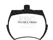 Front Brake Pad Set For Austin Healey MG Triumph Sprite Midget TR7 KG51T4 (for: Triumph)