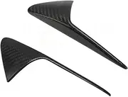 Car 1 Pair Side Camera Covers Carbon Fiber Protection Compatible for Tesla Model 3 Model3 2017 2018 2019 2020 2021 2022 2023 2017-2023