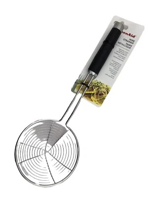 New KitchenAid Matte Black Wire Strainer Asian Strainer