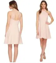 NEW/NWT CeCe Pale Pink GiGi Twist Neck Dress Size