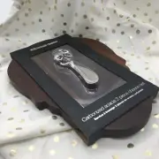 Bread + Butter 2 Piece Acacia Wood SKULL Cheese Board & Knife. NEW
