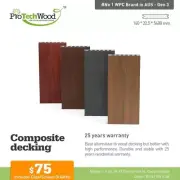 AU Certified Redwood Merbau 3rd Gen Composite Decking WPC 25 Year Warranty