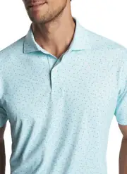 PETER MILLAR Crown Crafted Diamond In The Rough Jersey Performance Polo Shirt XL
