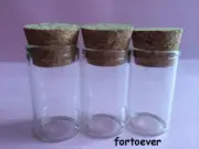 15pcs 8ml Glass Bottles with Corks Jars in good quality Small 22*40 *19mm bottle