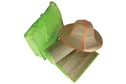 LAND & SEA BEACH HAT & MAT IN A MESH CARRY BAG SUN PROTECTION SAND