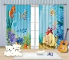 3D Ocean Fish 677 Blockout Photo Curtain Print Curtains Drapes Fabric Window AU