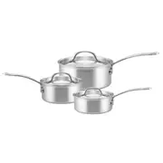 Essteele Per Amore Clad Stainless Steel Induction 3 Piece Saucepan Set