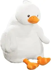 ARELUX 22in Large Duck Plush Stuffed Animal Hugging Pillow:Soft Giant Sleeping Body Warm Fluffy Pillow Adorable Chubby Duck Plushie Toy Creative for Friends Dormitory