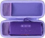 Lebakort Hard Travel Protective Case for JBL Flip 7 Flip 6 Flip 5 Flip 4 Bluetooth Box Waterproof Portable Wireless Speaker (Purple)