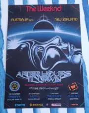 THE WEEKND - 2023 Australia Tour Poster - After Hours Til Dawn - Laminated & NEW