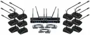VocoPro 12 Channel UHF Wireless Conference Microphone System - DIGITALCONF12