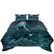 Nautical Fantasy Art Sea Beacon the Ocean Angel Coverlet