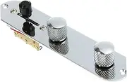 Parliky Tl Electric Guitar Circuit Board Control Plate Durable Metal Protection Wafer with Potentiometers Output Wires Lightweight Easy to Install Suitable for Musicians Students