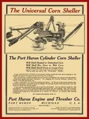 1907 Port Huron Engine & Thresher Sheller NEW METAL SIGN: 9x12, Free Shipping