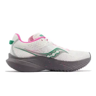 Saucony 慢跑鞋 Kinvara 14 白 綠 粉紅 潑墨 女鞋 透氣 競速訓練 【ACS】 S1082385