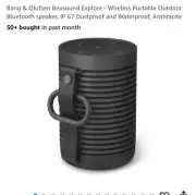 Bang and Olufsen Bluetooth Speaker Beosound Explore Waterproof