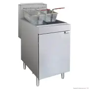Gasmax 3 Burner SuperFast Natural Gas Tube Single Vat Fryer RC300E