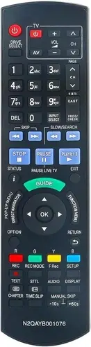 N2QAYB001076 Replacement Remote Control for Panasonic Smart Network 3D Blu-Ray