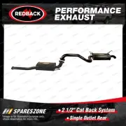 Redback 2 1/2" Cat Back System Single Outlet Rear for Ford Fairmont Falcon BA BF (for: Ford)