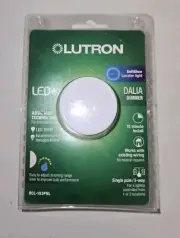 Lutron LED Softglow Dalia Dimmer RCL-153PNLH-WH White Single Pole or 3 Way 120V