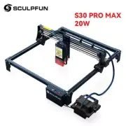 New SCULPFUN S30 PRO MAX 20W Laser Engraver Machine Laser Cutter Machine AU Plug