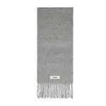[Jacquemus] Jacquemus-Grey Alpaca L Echarpe Carro Scarf-Donna OS OS