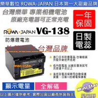 在飛比找蝦皮購物優惠-星視野 副廠 ROWA 樂華 JVC BN-VG138 VG