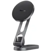 Baseus T-Space Series Folding Metal Phone Mount for Tesla Model 3/Y (Frost Silver)