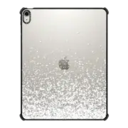 iPad Air 13-inch (M2/M3) iPad Impact Case White Sparkles Transparent