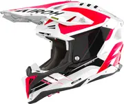 Airoh Aviator 3 Saber, motocross helmet , color: White/Red/Black , size: XS