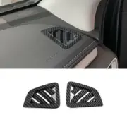 Carbon Fiber Dashboard Air Outlet Vent Cover Trim For Isuzu D~Max Dmax 2021 2022