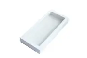 1x Disposable Cardboard Catering Grazing Box w Window White 558x252x80mm
