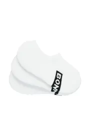 [Bonds] Bonds Womens Logo Sneaker 3 Pack Socks in White Size: 3-8 3-8 White