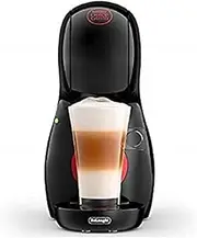 [Nescafé Dolce Gusto] Nescafé Dolce Gusto DeLonghi Piccolo XS Pod Capsule Coffee Machine, Espresso, Cappuccino and more, EDG210.B, Black & Red