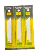 Hanson 4" 17Teeth #10305 Reciprocating Saw BladeX3
