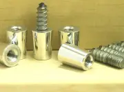25 Pack Beer Tap Handle Ferrule 3/8"-16 with 3/8"x1.5" Hanger Bolt Repair Part