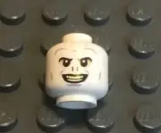 LEGO Darry Potter Lord Voldemort - White Head, Eyes and Teeth Pattern, Scary
