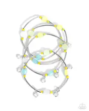 Paparazzi SCATTERED SHEEN Yellow Bracelet NWT