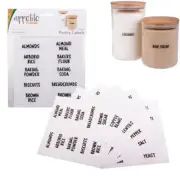 100% Genuine! D.LINE Appetito Clear Pantry Labels Pack of 60!