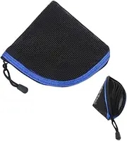 Naisfei Fishing Leader Wallet,Fishing Tackle Binders, Tippet Case Mesh Leader 7 Slots, Fishing Line Storage Wallet for Saltwater Freshwater,Secure Protectors Holder Storage for Various Bait