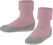 [FALKE] Unisex Kids Cosyshoe Minis Slipper Socks Anti-Slip Nubs Printed On Felt Sole Improved Grip Thick Comfortable Warm Full Inner Plush Breathable Climate-Regulating Odour-Neutralising Wool 1 Pair