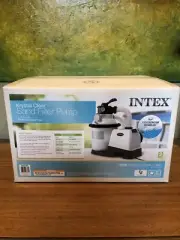 Intex 26643EG Krystal Clear 1200 GPH Above Ground Swimming Pool Sand Filter Pump