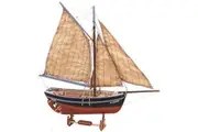 Artesania Latina Longboat Bon Retour 1:25 Wooden Model Kit