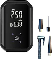 Electric Air Pump, Car Tire Inflator, Rechargeable High-Pressure Compressor, Portable and Fast Inflation, for Bike Tires, Sports Gear, Air Mattress Use, 5.51x3.43x1.97 inches