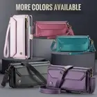 For Samsung Galaxy Z Fold 6/5/4 Fold 3 Magnetic Leather Zipper Case Bag Cover