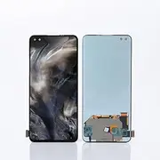 Screen Replacement for Nord 5G AC2001 AC2003, 6.44 Inch LCD Display Touch Digitizer Assembly with Repair Tools (Black Frame, No Fingerprint)