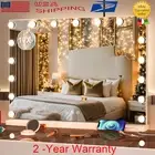 White 60x52cm Hollywood Mirror Vanity Make Up Mirror with Lights 17 LED Light Up